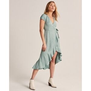 Abercrombie & Fitch Light Blue High Low Dress